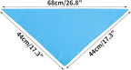 Segarty 60 Pack Pet Scarf, 26.7"x17.3" Triangle Bibs Washable Dog Bandanas Accessories Bulk for Small Medium Dogs Cats Large Puppy, Adjustable Reversible Boy Pets Birthday Kerchief