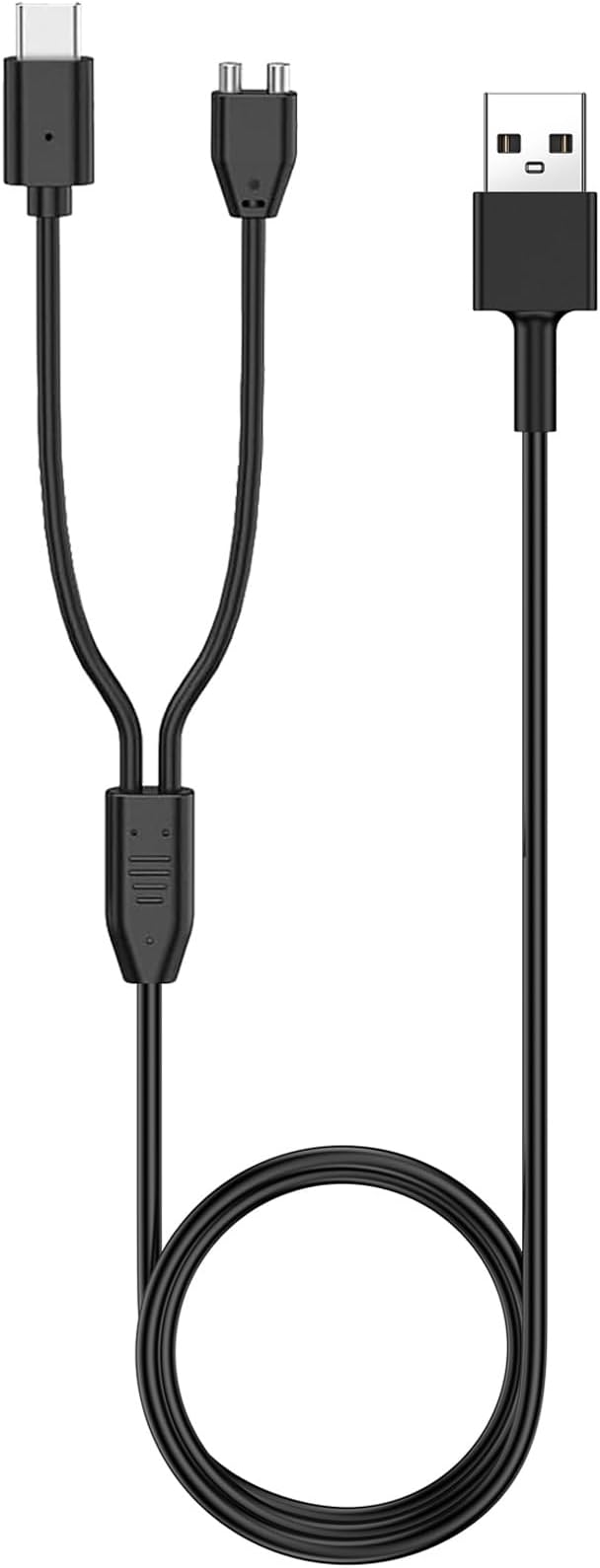 Charger Replacement for Delupet/Yawpet/Jugbow Dog Training Collar and Remote, 2-in-1 Magnetic Charging Cable Cord, 2 Pack