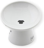 Necoichi Raised Dog Food Bowl, Elevated, for Dogs and Cats, Pets Feeding Feeder Non-Slip for Small Dogs Dishwasher and Microwave Safe, No.1 Seller in Japan! (Dog, Extra Wide Tilted)
