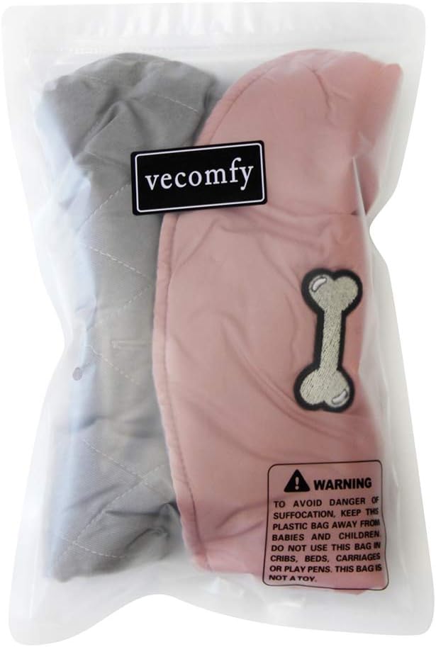 Reversible Dog Coats for Small Dogs Waterproof Warm Dog Jacket for Cold Winter,Pink and Grey M
