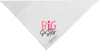 Realeaf Big Sister Dog Bandanas Pet Scarf for Large and Extra Large Female Dogs New Baby Announcement Pet Accessories Pregnancy Reveal Ideas (Big Sister, X-Large)