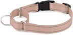 Plutus Pet Reflective Martingale Collar with Buckle - Durable and Adjustable Training Collar for No Pulling, Dog Choker Collar for Small Medium Large Dogs, Beige, M