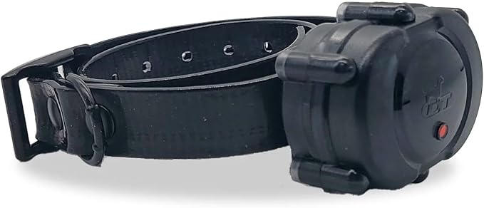 DT SYSTEMS Micro iDT Additional Collar for DT Systems Micro iDT Plus Dog Training System, 6-22" Adjustable Replacement Add-On E-Collar - Black