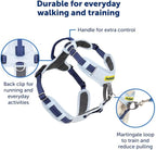 PetSafe Easy Walk Comfort No-Pull Dog Harness - Better Walk Training Harness - Full Body Padded Design - Durable Fabric - 5 Point Adjustable Fit - Everyday Leash Training - Blue - Medium/Large