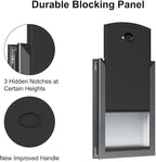 Rescumascer Aluminum Medium Dog Door for Door, Doggie Door with Two Sliding Panels, Energy Efficent Doggy Door for Medium Dogs and Large Cat up to 30lbs