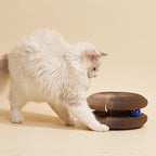 Cat Scratcher, Cat Toy, Reversible Infinity Style Magic Organ, Made of Recyclable Corrugated Cardboard, Scratch-Resistant and Abrasion-Resistant, Foldable Cat Toys for Indoor Cats