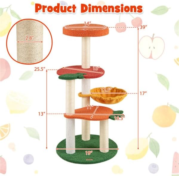 Cat Tree Pet Activity Center Cat Apartment
