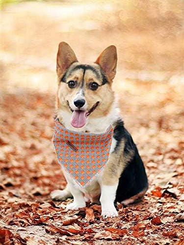 Elegant Little Tail Bandana for Boy Girl Small Medium Large Dogs, Comfortable Bibs Scarf, Adjustable Square Kerchief