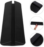 CHILDWEET Baby Gate Pedal Accessory Black Pp Plastic Door Ramp Support Feet for Home Safety Gate Reinforcement Easy Installation Stairway Pet Kick Plate