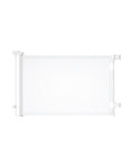 Retractable Baby Gates, Mesh Dog Gate for Doorways, 33.6" Tall, Expands to 55" Wide,Pet Safety Essential Fit for Baseboards, Wide Toddlers Gates for Hallways, Indoor & Outdoor,White