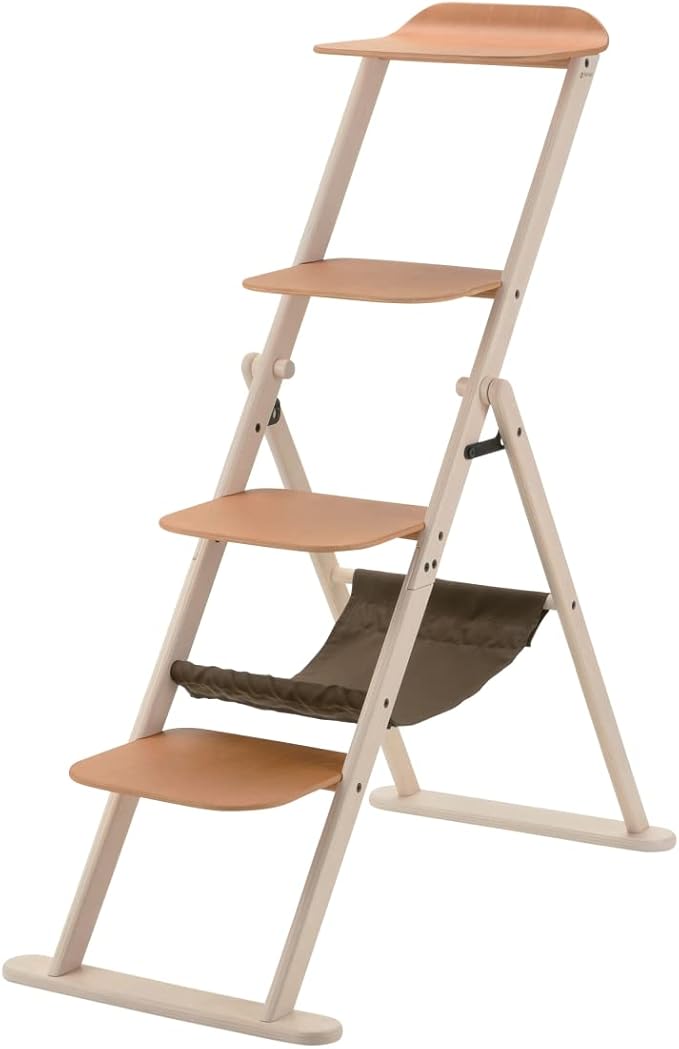 212 Main Cat Foldable Ladder cat Tree cat condo 49.5' H