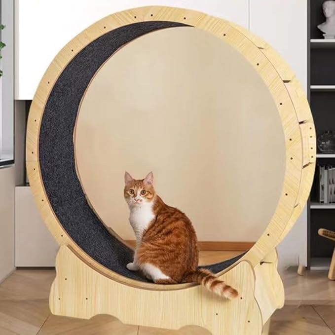 IMIKEYA Cat Wheel Replacement Pads - Soft Carpet for Cat Treadmill Wheel - Replacement Mat for Indoor Cats to Enhance Exercise and Training Experience