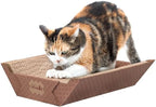 Petlinks Scratcher's Choice+ Cradle Catnip-Infused Corrugate Cat Scratcher & Lounge, 16" L X 4" W X 14" H