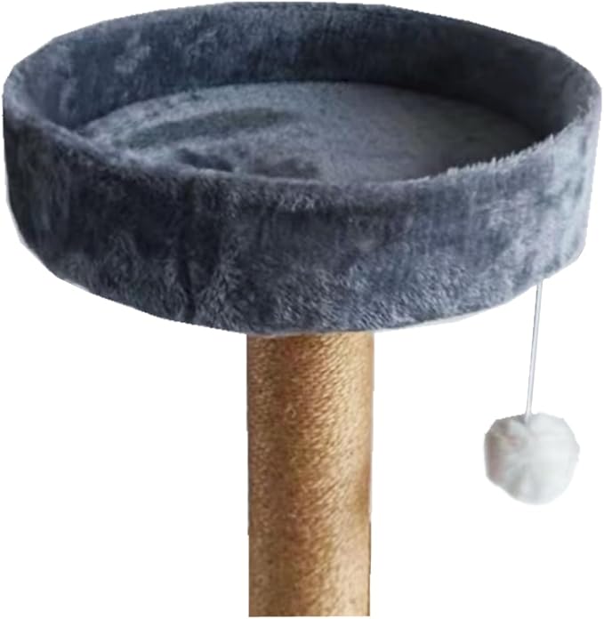 SHENGOCASE 13.5" Cat Tree Tower Accessories Replacement Parts Top Perch Bed Platform, Cat Tower Add ons (Grey, M10)