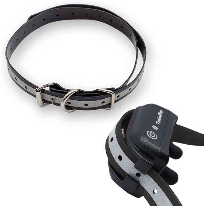 Universal 27 ½” X ¾” Replacement Band Strap for Dog Training Collar - Adjustable Waterproof TPU Remote E-Collar, Static/Vibration Shock Trainer.