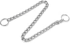 XL Dog Chain for Dogs Link Training Collar Metal P Slip Puppy Martingale Collars for Small Medium Large Big XL Breed Dogs Silver