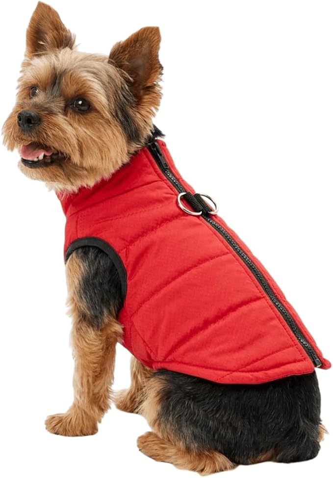 Small Dog Coats Warm Winter Dogs Jacket Pet Jackets Puppy Cold Weather Coat Pet Clothes for Small Dogs, Red, X-Large