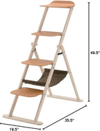 212 Main Cat Foldable Ladder cat Tree cat condo 49.5' H
