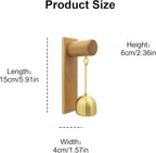 Shopkeepers Bell for Door Opening - Wooden Door Bell - Door Chime for Business When Entering - Bells for Door - Dog Door Bell