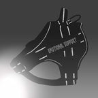 voopet Emotional Support Dog Harness, Professional Service Dog Vest Harness for Small Medium Large Dogs, Reflective Breathable and Adjustable No Pull/Choke ESA Essential Harness