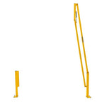 8' Dock Door Gate, OSHA-Compliant Safety Barrier, Loading Bay Fall Hazard Protection, Openings Up to 98" W, Counterbalanced, Indoor Use, Guardian