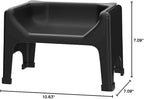 Fluff Trough Elevated Dog Bowl for Food Minimize Neck Strain | 5inch Tall Cat & Dog Feeding Stand | Vet Approved Non-Toxic Silicone Feeder Bowl | Raised Bowl for Medium & Small Dog/Pet with Flat Face