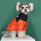 Dog Winter Coat Duck Down Jacket for Small Medium Dogs-Thicken Dog Coat Windbreaker Puppy Winter Clothes for Cold Weather Snowday (Orange, XL)