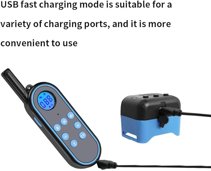 Voice intercom Dog Training Colla Shock Collar for Dogs Rechargeable -3300FT Dog Training Collar with Remote for Small, Medium & Large Dogs Voice intercom Dog Training Collar（1for1）