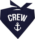 Crew Anchor Boat Dog Bandana (265 Navy, One Size)