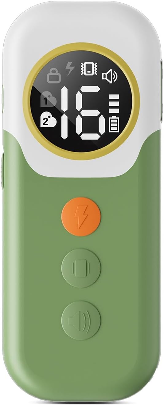 Dog Training Collar Accessory, Replacement Dog e-Shock Collar Remote Control, for D9 Series (Green)
