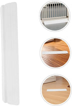 Threshold Ramp for Gate Doorway Height Transition Strip and Guardrail Holder for Pets White Safety Ramp for Easy Access and Protection