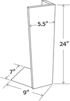 Sofa-Scratcher Squared' Cat Scratching Post & Couch-Corner/Furniture Protector (Beige)