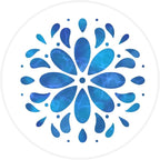 Screen Door Magnets Double Sided – Keep People, Kids, and Dogs from Running into a Screen Door. Saver - Robbins Aria Blue Flower