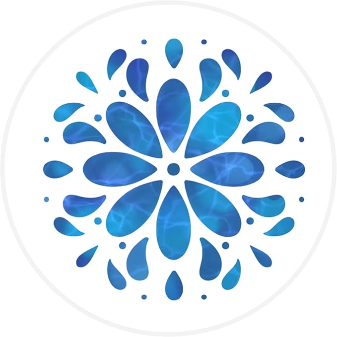 Screen Door Magnets Double Sided – Keep People, Kids, and Dogs from Running into a Screen Door. Saver - Robbins Aria Blue Flower