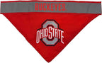 Pets First NCAA Ohio State Buckeyes TIE Bandana, Small/Medium. Dog Football Reflective Bandana Scarf Bib for Pet, Cat, or Dog. The Ultimate Game-Day, Party Bandana