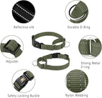 PLUTUS PET Reflective Martingale Collar with Quick Snap Buckle,No Pull Dog Choker Collar for Small Medium Large Dogs,XS,Ranger Green