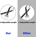 2 Pack Dog Doorbells, Dog Training Bells for Go Outside Potty Training Bell Communication Device, Adjustable Strap Door Bell, Dog Bells Puppy Training Bell with Free Whistle