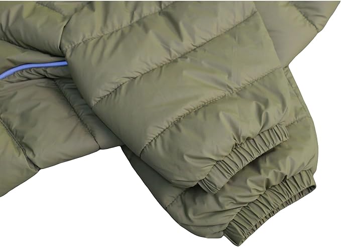 Olive Green Dog Jacket, Waterproof Windproof Reflective Warm Vest for Small to XXXXL Dogs