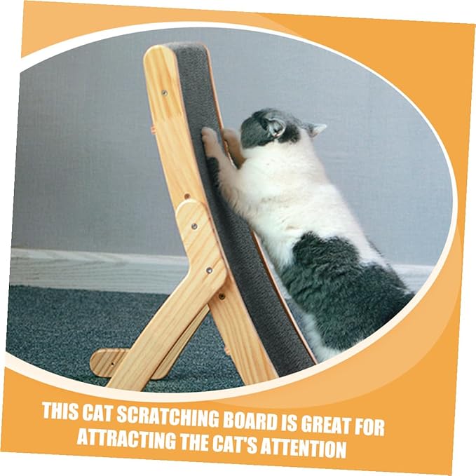 Angoily Cat Scratcher Board Corrugated Paper Scratch Pad for Cats Indoor Kitten Scratching Small Size Pet Supply