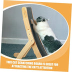 Angoily Cat Scratcher Board Corrugated Paper Scratch Pad for Cats Indoor Kitten Scratching Small Size Pet Supply