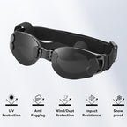 PETLESO Dog Goggles Large Breeds, UV Protection Dog Sunglasses, Outdoor Activities Hiking/Camping Windproof Adjustable Doggy Glasses for Medium to Large Pet Eyewear