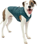 Kurgo Loft Dog Jacket - Reversible Cozy Coat for Outdoor Adventures - Water Resistant - Athletic Fit - Machine Washable Fabric - Reflective Dog Gear - X-Small - Ink Blue