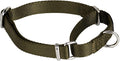 Hyhug Martingale Collar for Dogs Small Green |Escape - Proof Heavy Duty Nylon Durable No Buckle, Ideal for Training & Daily Walks