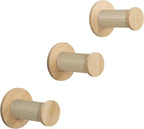 Trixie Cat Wall Furniture Set 3 - Cat Wall Scratcher and Climbing Shelves - Sisal Rope Scratching Posts - 3 Elevated Steps - Natural/White