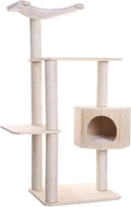 Maykoosh Cat Tree 54 Inch Handmade Scots Pine Multi-Level Indoor Cat Tower