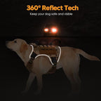 Heavy-Duty Tactical Dog Harness for Large Dogs, No Pull Adjustable Reflective Pet Vest with Molle System, K9 Military-Grade Control for Service Training, Outdoor & 10+ Breeds, Desert Camo, Large
