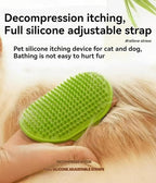 Cat Scratching Interactive Leg Wrap Grooming Tool for Kitty Massage Corner Silicone Wall-Mounted Scratcher Fun Pet Scratch Pad Toy (2 Yellow+2 Green)