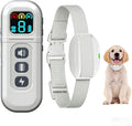 Shock Collar for Small Dogs, Electric Dog Training Collar with Remote,Tailored for 5-30lbs Small Dogs,3 Training Mode Beep, Vibration, Safe Shock(0-9) Waterproof, 1900ft Range (White, Small)