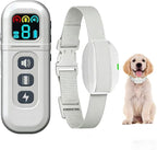 Shock Collar for Small Dogs, Electric Dog Training Collar with Remote,Tailored for 5-30lbs Small Dogs,3 Training Mode Beep, Vibration, Safe Shock(0-9) Waterproof, 1900ft Range (White, Small)