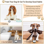2 Pack Dog Door Bells, Dog Doorbell to go Outside Puppy Train Bell for Dogs to Ring to go Potty, Puppy Toilet Training Bell Jingle Bells for Door Knob (Black)